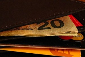 geld portemonnee