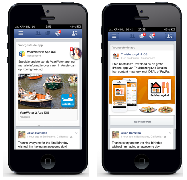 Facebook Mobile App Install Ads
