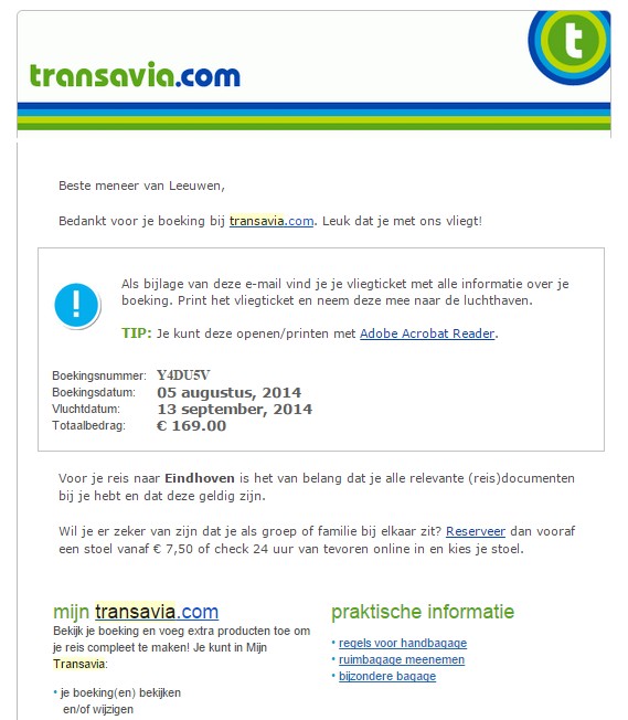Transavia_boekingsbevestiging