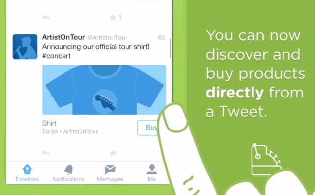 Twitter buy button