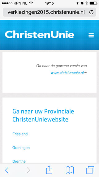 christenunie mobiel