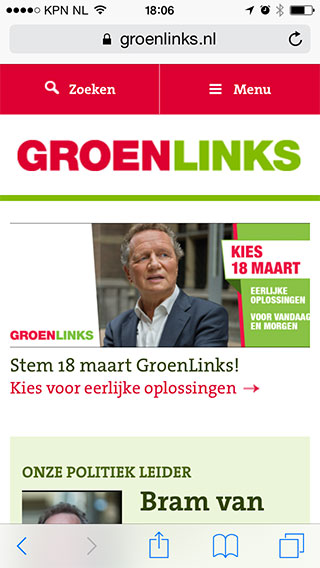 groenlinks mobiel