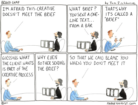 Marketoonist creative brief