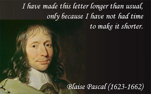 Blaise Pascal citaat