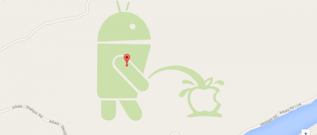 Google-Maps-fails-Android-zeikt-op-Apple-in-Google-Maps