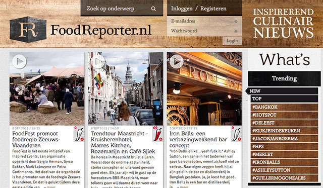 screenshot foodreporter.nl