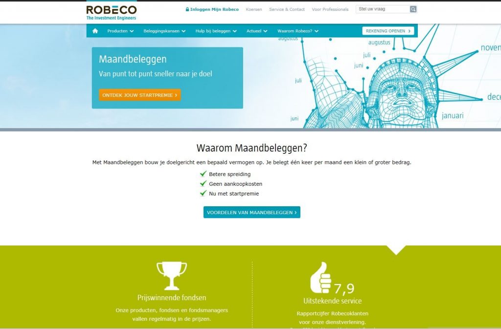 Robeco - Homepage voor de Robeco One-klant