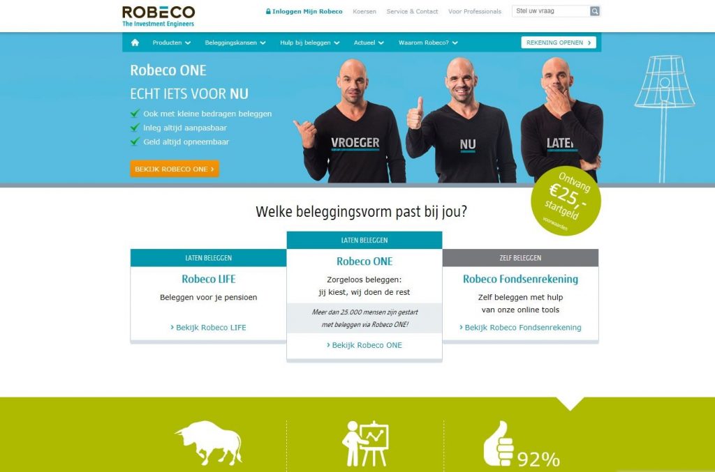 Robeco - de drie risicoprofielen