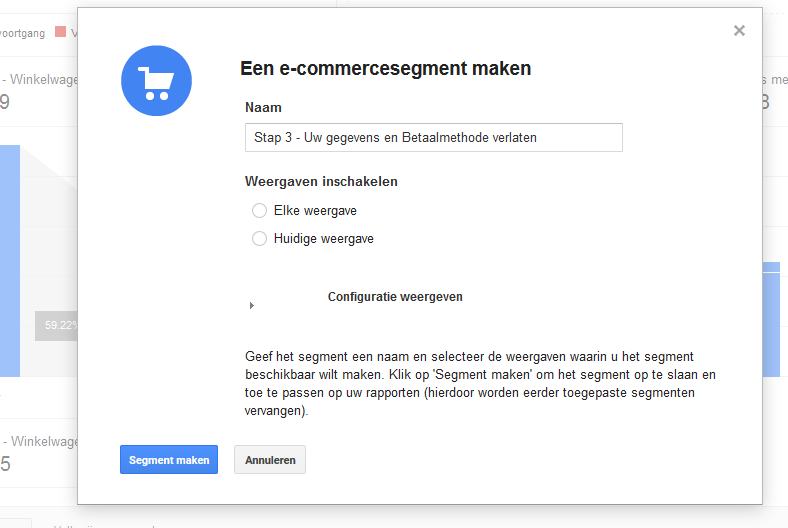 ecommersegmentverlatenwinkelwagen-Enhanced-Ecommerce-trafficbuilders