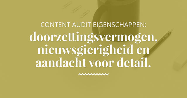 Content audit eigenschappen