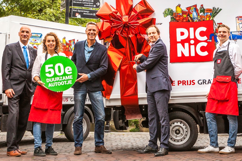 Websuper Picnic doopt 50e elektrische autootje in Utrecht - Emerce