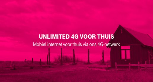 Aannemer appel Vorm van het schip T-Mobile introduceert hét alternatief voor vast internet: UNLIMITED 4G voor  Thuis - Emerce