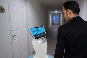 robot in hotel