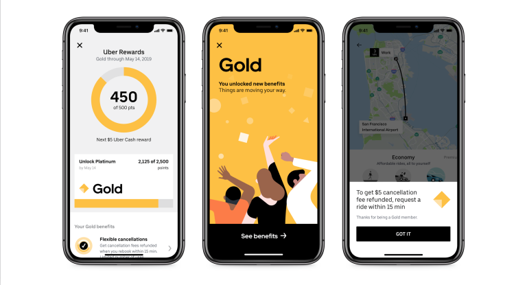 Uber Rewards - Gold