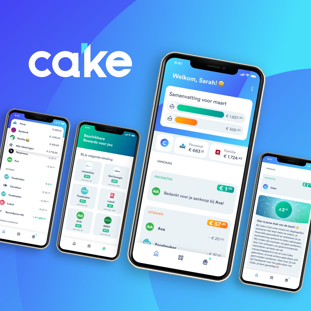 Banking app Cake keerde al €100.000 uit aan gebruikers Emerce