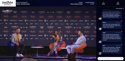 1000 journalisten verslaan Eurovisie Songfestival 2021 via ...