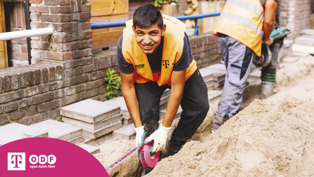 T-Mobile en Open Dutch Fiber starten aanleg supersnel glasvezel netwerk in Zoetermeer
