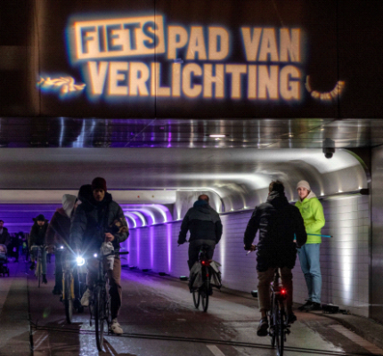 Nieuws Nesselande licht campagne fiets