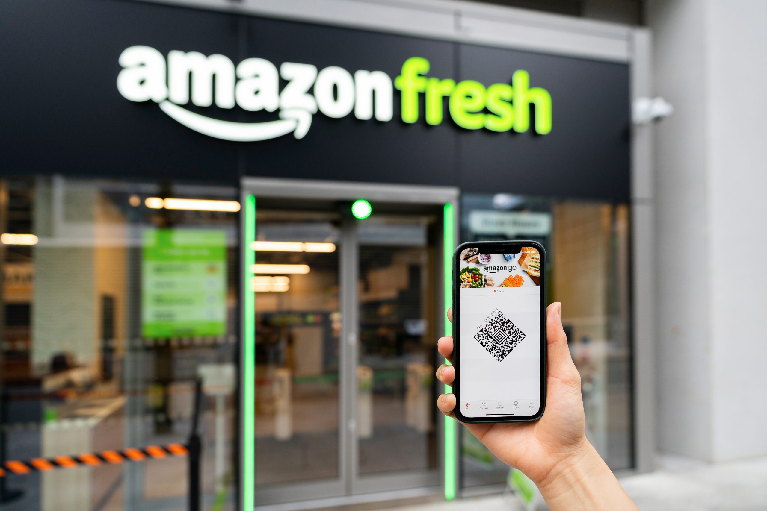 There aren’t hundreds of Amazon Fresh stores in the UK for now
