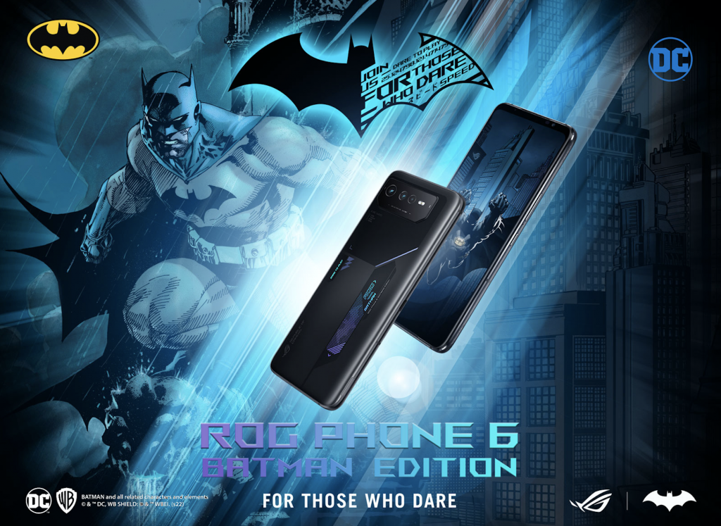 Republic of Gamers представляет новые версии ROG Phone 6 и выпускает Batman Special Edition