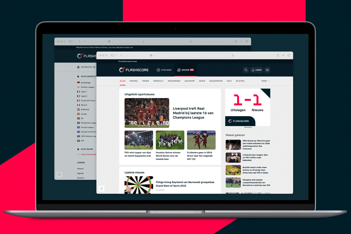 Flashscore lanceert Flashscore Nieuws Emerce