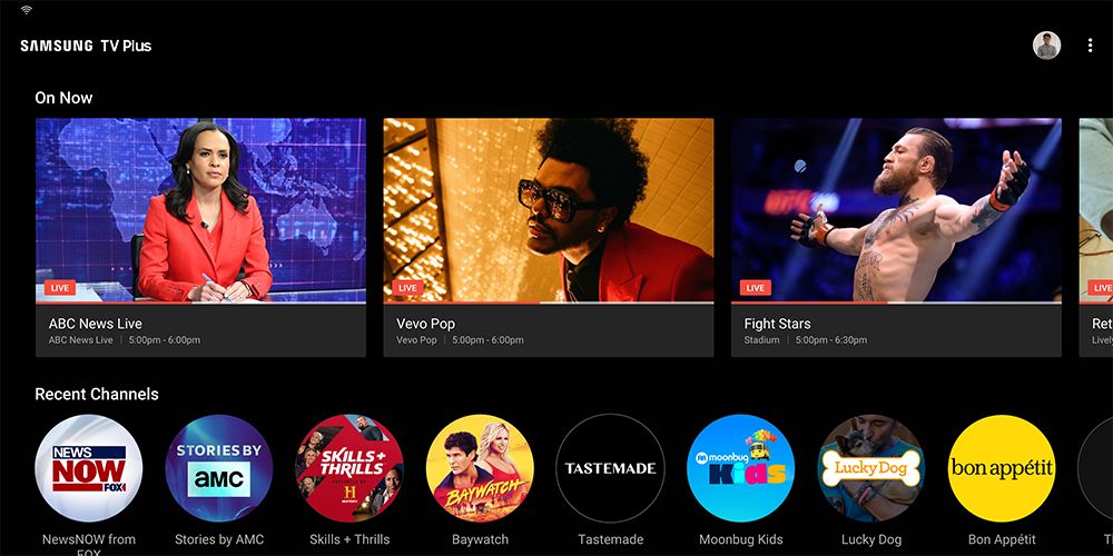 Samsung tv sales plus app