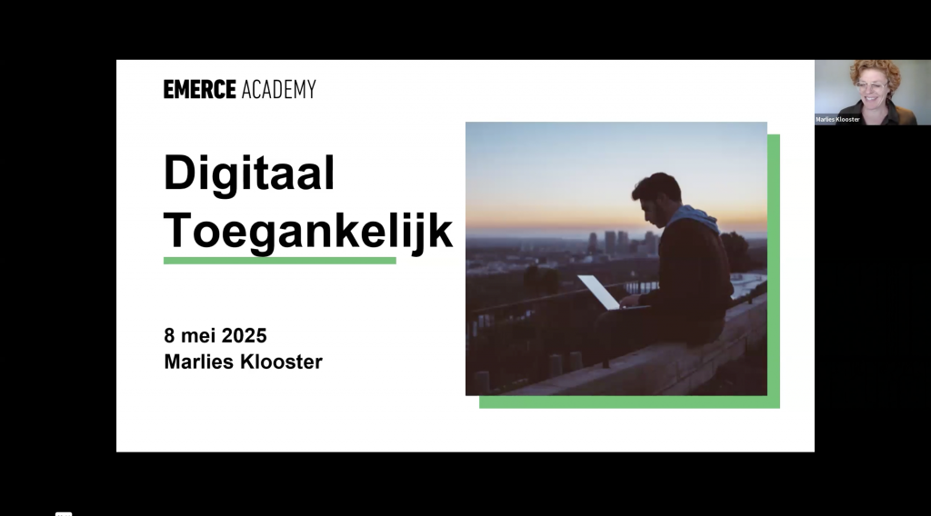 Kennissessie: Digitale Toegankelijkheid