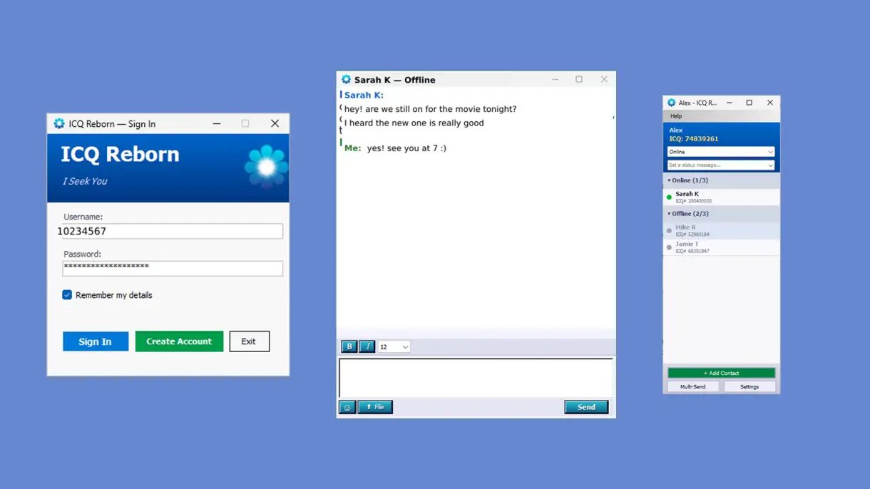 Legendarische ICQ opnieuw ontwikkeld