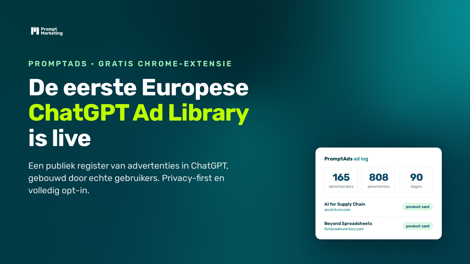 ChatGPT toont nu alle advertenties in het systeem